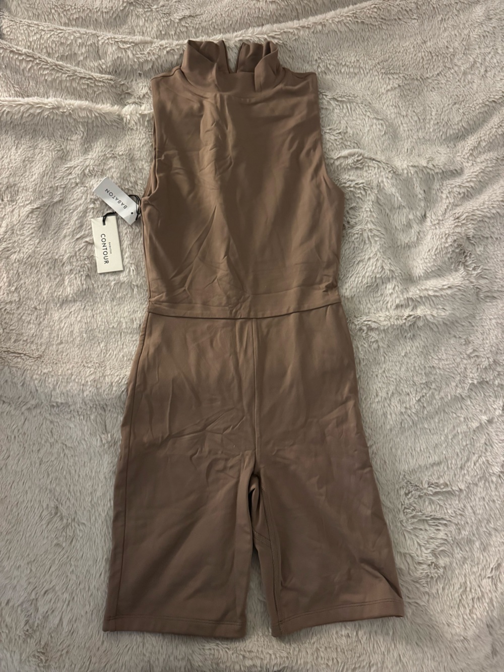 Women's Brown High-Waist Skirt